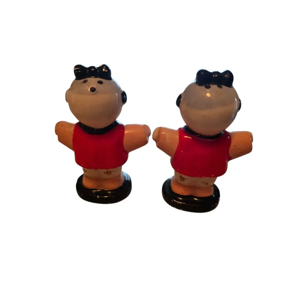 Vintage Children of The Emperor Salt & Pepper Shakers No Stoppers Marked Japan